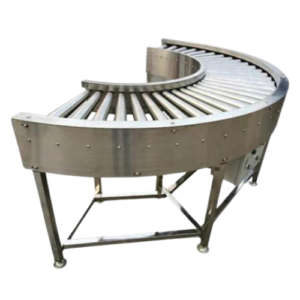 Curved Food Roller Conveyor